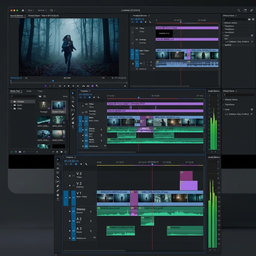 Video Editing Timeline